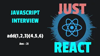 JavaScript Interview Question add 1 2 3 4 5 6 Intermediate