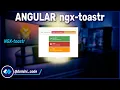 Instalar NGX-TOASTR en Angular 11