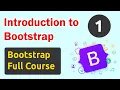 Bootstrap Full Course in Hindi Introduction to Bootstrap