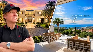 Touring a $50 MILLION Newport Beach Mansion With Catalina Island Views