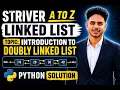 Insert Node Before Head in Doubly Linked List Python Solution Striver A to Z DSA