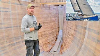 Checking Out A Fast Deck Saloon Boat & Laminating The Stem Of Our Own – Ep. 408 RAN Sailing