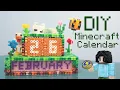 3D Perler Bead Minecraft Perpetual Calendar Tutorial