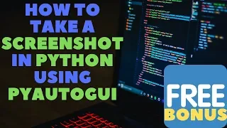 Python - How to take a screenshot or part of screen in python using pyautogui