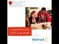 Learn Python With Walmart and HackBright Academy
