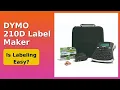 REVIEW 2026 DYMO 210D Label Maker Features