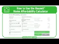 How to Use the Hauseit Home Affordability Calculator Tutorial