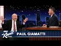 Paul Giamatti on Oscar Nomination for The Holdovers In-N-Out After Golden Globes First Audition