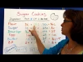 Increasing Decreasing Recipes part 2 Decreasing
