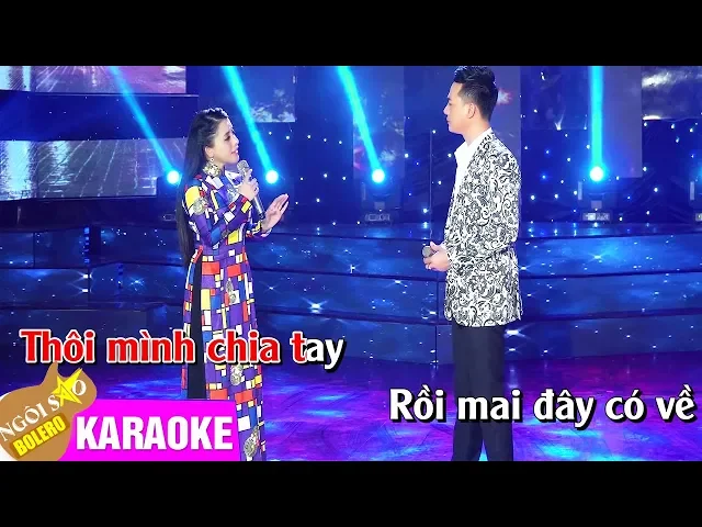 Trăng Tàn Trên Hè Phố - KARAOKE Song Ca Beat Chuẩn | Hồng Quyên ft Đoàn Minh