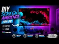 DIY Screen Ambience for PC ESP32 WLED Hyper R Display Reactive Lighting