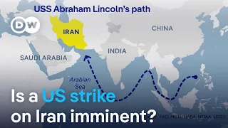 US announces major military exercise as US aircraft carrier arrives in Middle East | DW News