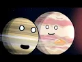 Jupiter and saturn dancing