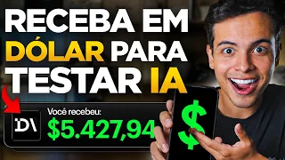 DESCOBRI UMA EMPRESA QUE PAGA EM DÓLAR PARA BRASILEIROS TREINAREM IA (SEM APARECER E PELO CELULAR)