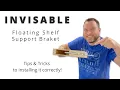 I Tried 20 Floating Shelf Brackets So You Don t Have To