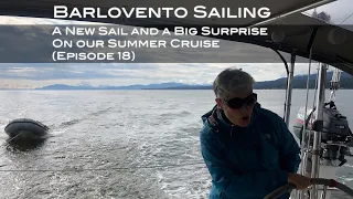 A New Sail and a Big Surprise on our Summer Cruise (Episode 18)   4K