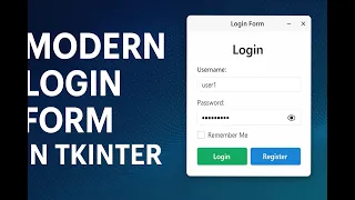 Build a Beautiful Login System in Tkinter with SQLite Step-by-Step for Beginners