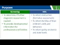 Developmental Screening Versus Kindergarten Entry Assessment