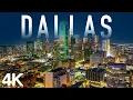 Dallas Texas 4K Ultra Scenic Relaxation Film Cinematic Music - Amazing City Night