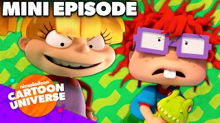 new rugrats shorts with angelica u0026 baby chuckie nicktoons