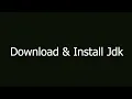 How To Download Install Java JDK on Window 10 in Seth JDK Path - Part 1