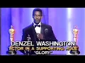 Denzel Washington wins Best Supporting Actor for Glory