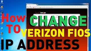 Change Verizon FIOS IP Address Internet Guide