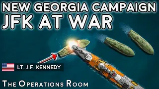 US Navy New Georgia Campaign (2/2) - JFK's PT Boat Gets Rammed