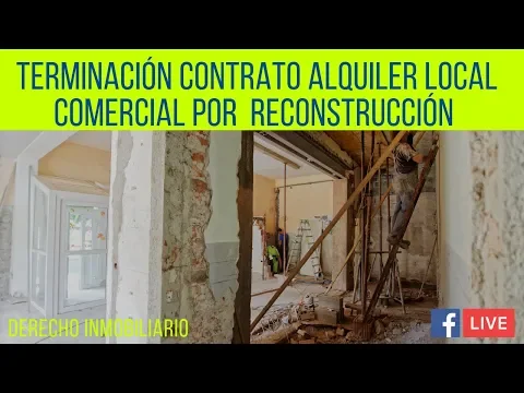 Download MP3 Terminación de Contrato de Alquiler de Local Comercial por Reconstrucción