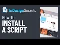 InDesign How-To Install a Script Tutorial