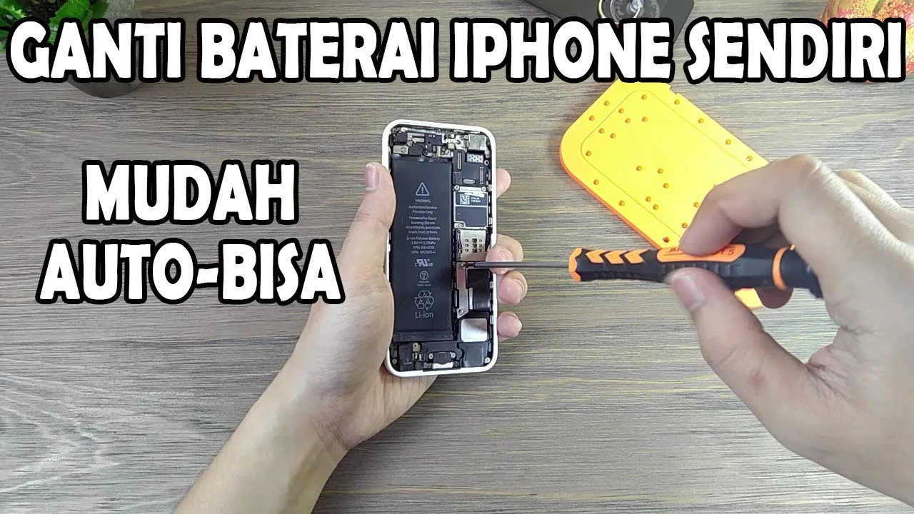 Cara Bongkar Pasang Iphone 5s sampai nyala. 