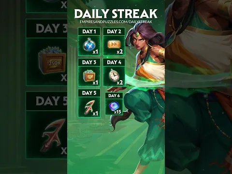 Don’t forget to claim your Daily Streak gift! 🎁 #dailystreak #loginreward #freeloot #shorts