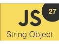 Curso de Javascript ES6 String Object