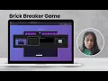 Day Brick breaker game using html css and js