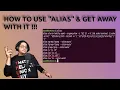 Linux Tutorial on the alias command