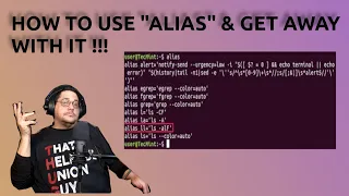Linux Tutorial on the alias command