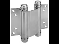 how to instal double acting spring hinges