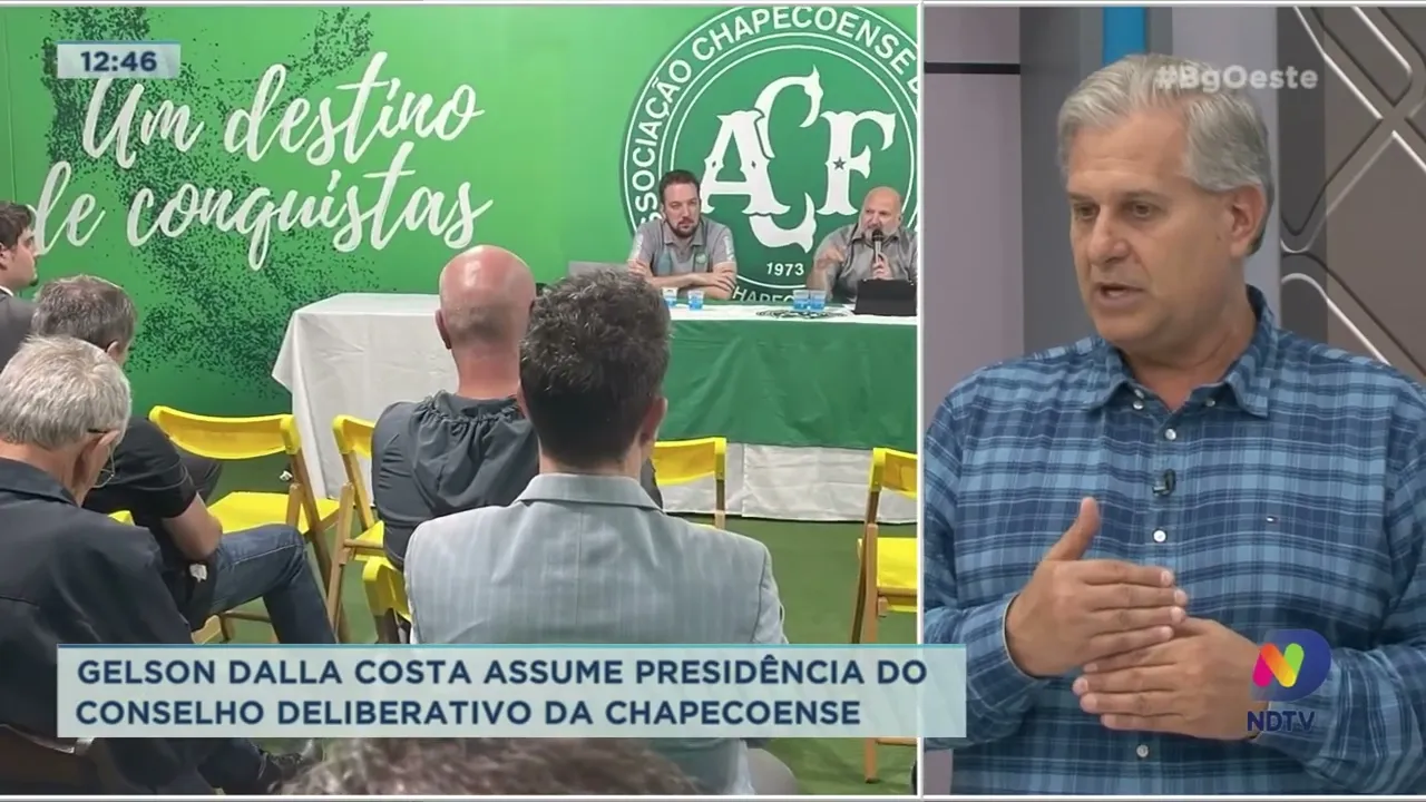 Gelson Dalla Costa assume presidência do Conselho Deliberativo da Chapecoense