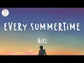 Download Lagu NIKI - Every Summertime (Lyric Video) \