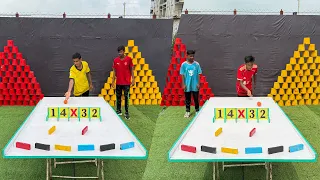 The Ultimate Ball Rolling Challenge! 🎯⚽ Who Can Reach the Final Score First? compile