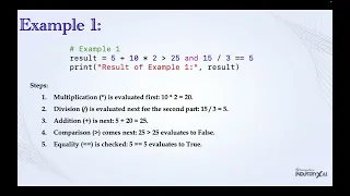 Python Operator Precedence Explained Which Operator Runs First Lec 15