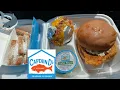 Captain D s Cajun Catfish Sandwich Loaded Baked Potato Funnel Cake Stix Review