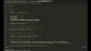 vPython 3D clock real time