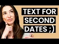 What to text after a first date and when from a coach
