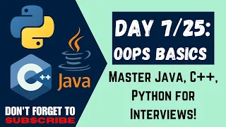 OOPS BASICS Master Java C Python for Interviews
