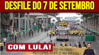 Acompanhe ao vivo o desfile do 7 de Setembro em Brasília