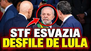 MINISTROS DO STF EVITAM DESFILE DE LULA! Fachin aparece sozinho em meio à crise com Moraes