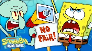 SpongeBob Quits The Krusty Krab Squid On Strike Full Scene SpongeBob 