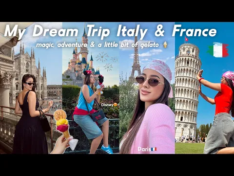 Video Thumbnail: VLOG✨|عشنا أجمل ايام العمر😍…شهر من الحلم في اوروبا🇫🇷 🇮🇹