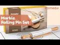 Parmedu Marble Rolling Pin Set